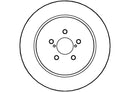 Disctech Brake Disc (Single) - Fits Subaru - ABD2811 - Rear Axle