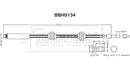 Borg & Beck Brake Hose  - BBH9134