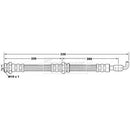 Borg & Beck Brake Hose  - BBH7064 fits Kia Carens,Shuma(FB)
