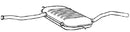 Klarius VO431W - Box With Centre Pipe  - Fits Volvo C70 2.4i