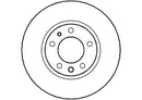 Disctech Brake Disc (Single) - Fits Bmw, Mercedes-benz - ABD2998 - Front Axle