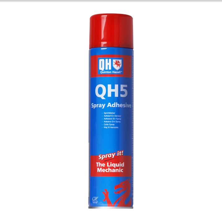 Quinton Hazell QH5 Spray Adhesive 600ml - TETQHA056
