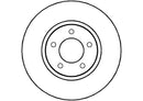 Disctech Brake Disc (Single) - Fits Chrysler - ABD2781 - Front Axle