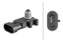 HELLA 6PP 358 152-151 Sensor, intake manifold pressure - 4-pin connector - Bolted