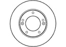 Disctech Brake Disc (Single) - Fits Kia - ABD2155 - Front Axle