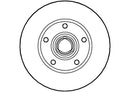 Disctech Brake Disc (Single) - Fits Hyundai, Seat - ABD3542 - Rear Axle