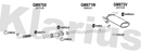 Klarius GM870X - Box With Centre Pipe  - Fits Opel Antara 2.2CDTi