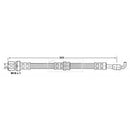 Borg & Beck Brake Hose  - BBH6947 fits Daewoo Nubira