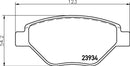 Mintex Brake Pad Set fits -Renault MDB2591 (also fits other vehicles)
