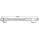 Borg & Beck Brake Hose  - BBH6884 fits Merc Sprinter,VW LT