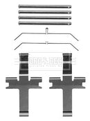 Borg & Beck Fitting Kit -  Pads  - BBK1411 fits Subaru Impreza 12/00-