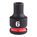 Milwaukee Hex socket ShW 3/8 STD 6mm-1pc - 4932480263
