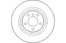 Disctech Brake Disc (Single) - Fits Bmw, Fiat - ABD3158 - Rear Axle