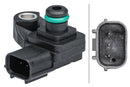 HELLA 6PP 009 403-361 Sensor, boost pressure - 3-pin connector - Bolted