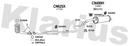 Klarius CN625X - Box With Centre Pipe  - Fits Citroen C3 1.4i
