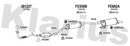 Klarius 301227 - Front Pipe For Cat  - Fits Ford Galaxy 2.3i