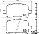 Mintex Brake Pad Set fits - MDB2293 (also fits other vehicles)