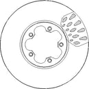 Disctech Brake Disc (Single) - Fits Ford, Peugeot - ABD3197 - Front Axle