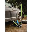 Draper 3T Trolley Jack Green - 28485