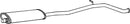 Klarius PG524C - Box With Centre Pipe  - Fits Peugeot 406 2.1TD