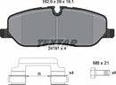Land Rover, Brake Pad Set - Textar 2419101