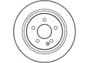 Disctech Brake Disc (Single) - Fits Mercedes-benz, Renault - ABD2160 - Rear Axle