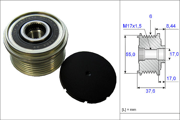 INA Alternator Freewheel Clutch - Part No - 535024610