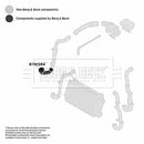 Borg & Beck Turbo Hose  - BTH1384