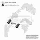 Borg & Beck Turbo Hose  - BTH1226 fits PSA 207,1007 1.6HDi DV6TED4