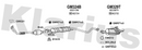 Klarius GM324B - Box With Centre Pipe  - Fits Opel Astra G 1.6i