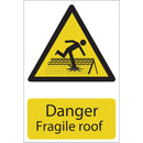 Draper Danger Fragile Roof Sign - 72395