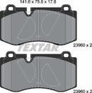 Textar Brake Pad Set - 2396001