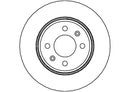 Disctech Brake Disc (Single) - Fits Porsche, Saab - ABD3455 - Front Axle