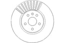 Disctech Brake Disc (Single) - Fits Opel - ABD3240 - Front Axle