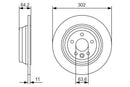 Bosch Brake Disc Pair Part No - 0986479B19