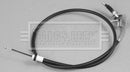 Borg & Beck Brake Cable -  RH - BKB3050 fits Mini Cooper 08/06-