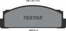 Textar Brake Pad Set - 2007404