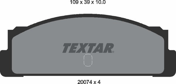 Textar Brake Pad Set - 2007404