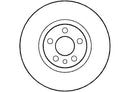 Disctech Brake Disc (Single) - Fits Citroën - ABD2105 - Front Axle
