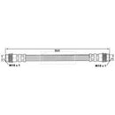 Borg & Beck Brake Hose  - BBH6831 fits Peugeot 206 98-