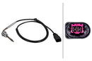 HELLA 6PT 010 376-801 Sensor, exhaust gas temperature - 2-pin connector