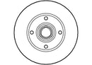 Disctech Brake Disc (Single) - Fits Bmw, Seat - ABD2667 - Rear Axle