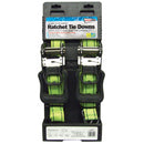 2 X 5M Ratchet Tie Downs Rubber Handles