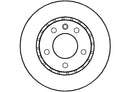Disctech Brake Disc (Single) - Fits Acura, Opel - ABD2662 - Front Axle