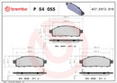 Brembo Brake Pad Set - P54055