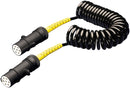 HELLA 8KA 004 797-031 Coiled Cable - 7-pin connector - 24V - Plastic