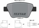 Audi Seat Skoda VW, Brake Pad Set - Textar 24563012387101