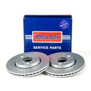 Borg & Beck Brake Disc Pair  - BBD4640 fits Renault Megane III