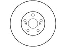 Disctech Brake Disc (Single) - Fits Mini, Toyota - ABD2256 - Front Axle