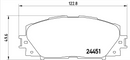Brembo Brake Pad Set - P83106